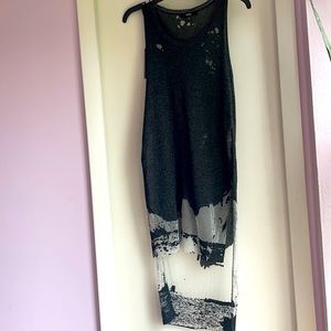 Diesel sleeveless long short knitted top size XXS